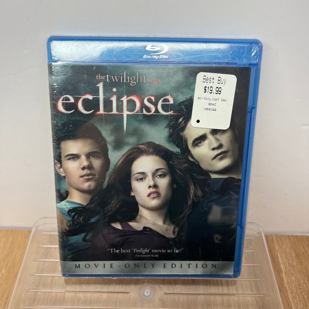 The Twilight Saga Eclipse Blu-ray Movie-Only Edition Fantasy Romance NEW Vampire